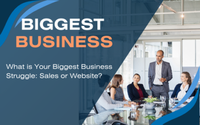 What is Your Biggest Business Struggle: Sales or Website?